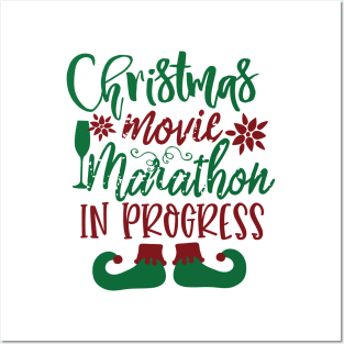 Christmas Movie Marathon In Progress Posters and Art